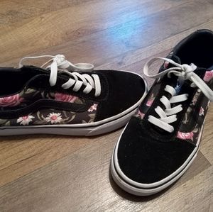 Vans floral shoes